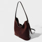 AYLIN Faux Suede Slouch Shoulder Bag