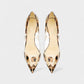 DALYA Transparent Pointed-Toe Leopard Heels