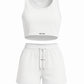 CHERRY Crop Tank & Drawstring Shorts Set