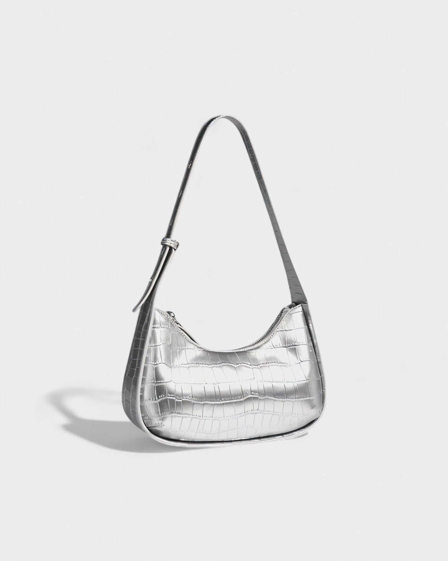CIANNA Croc-Embossed Faux Leather Bag