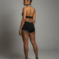 JEYNE Backless Halter Sleeveless Romper