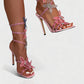 DAISY Butterfly Embellished Stiletto Heels