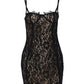 ISABEL Flower Slim Lace Mini Dress