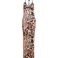 HATTIE Leopard Print Cami Maxi Dress