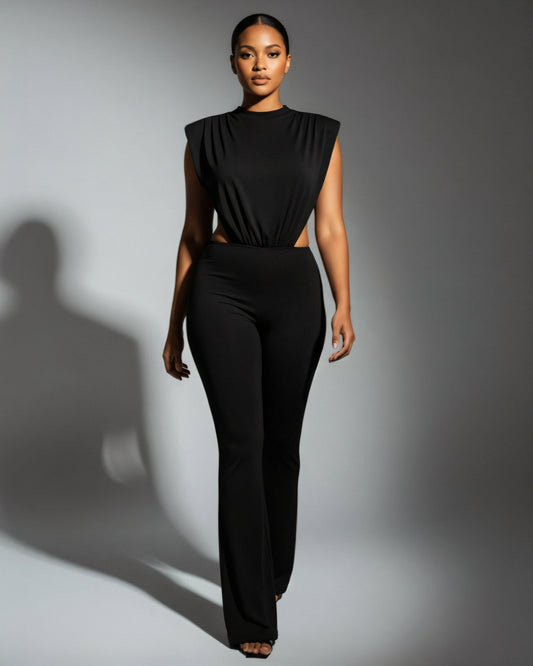 CIRELLE Cutout Straight-Leg Jumpsuit