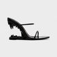 MALAYA Fang Sculpted Heel Sandals