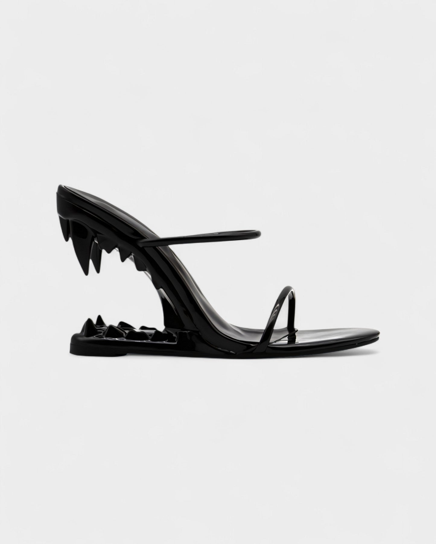 MALAYA Fang Sculpted Heel Sandals