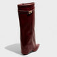 MAISY Straight Pointed-Toe Knee-High Boots