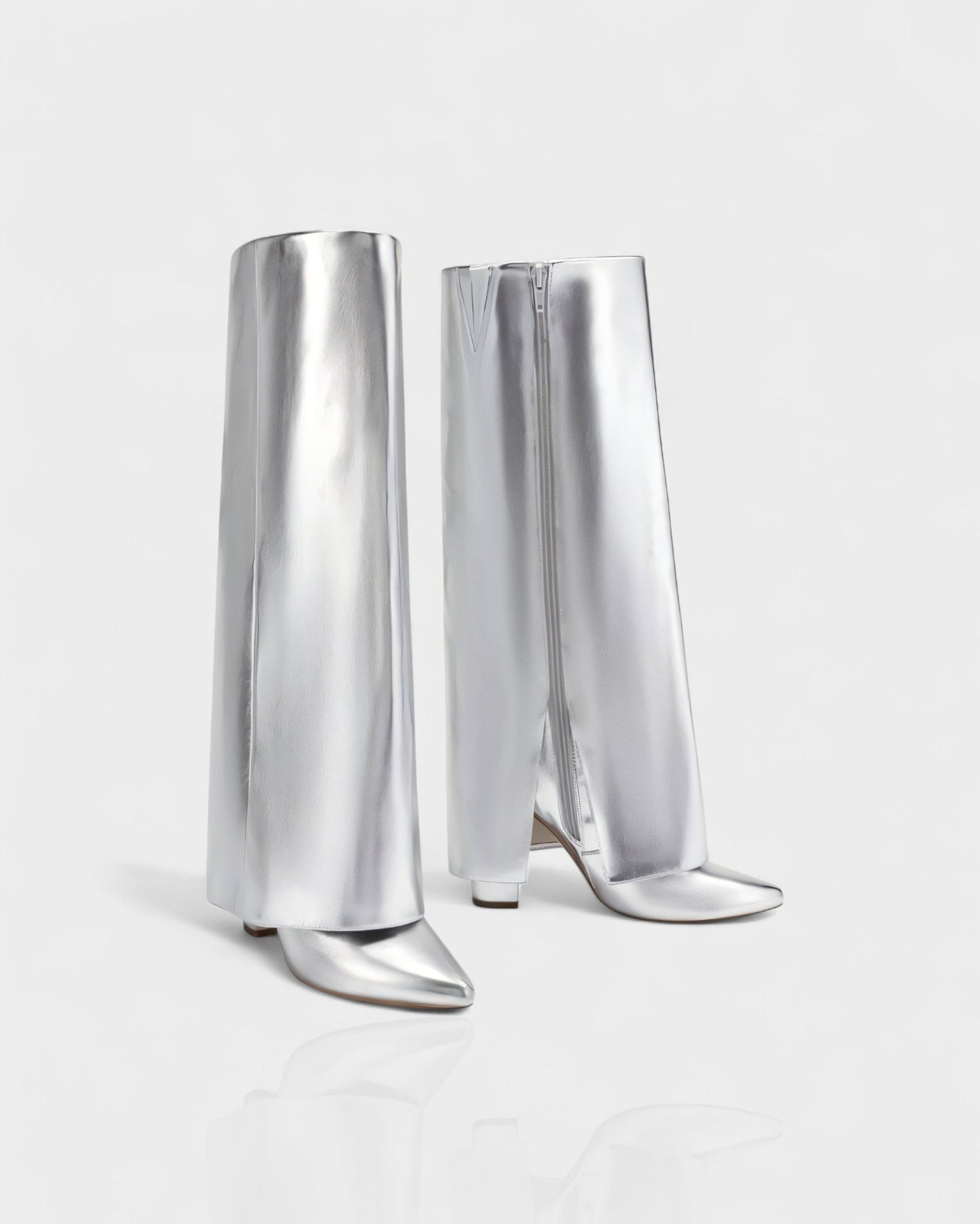 MAISY Straight Metallic Boots