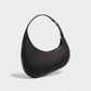 BELVIA Faux Leather Crescent Bag