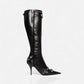WENA Studded Pointed Toe Knee-High Boots