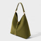 KALIYA Faux Suede Hobo Shoulder Bag