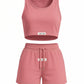 CHERRY Crop Tank & Drawstring Shorts Set