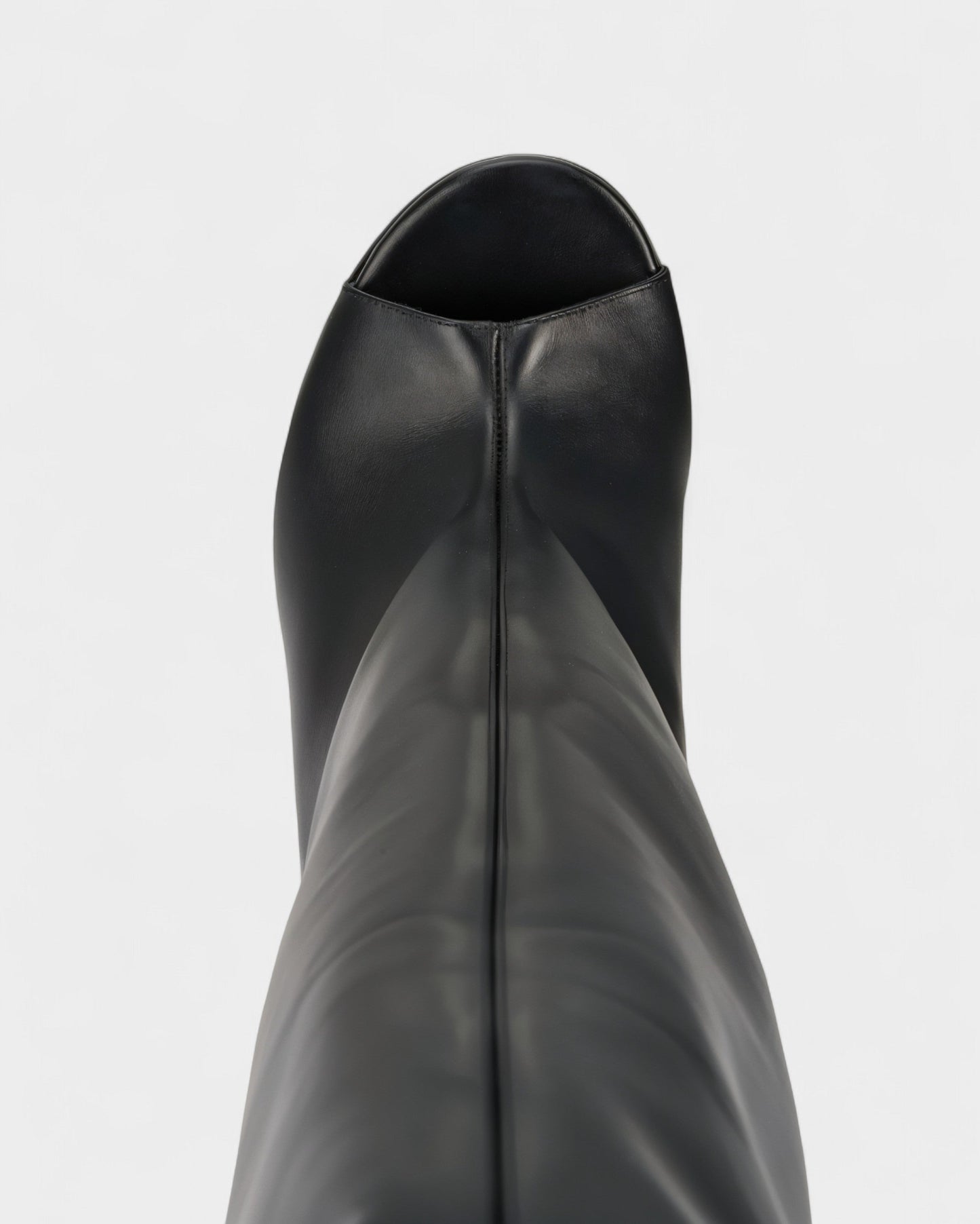 HELIRA Peep Toe Wedge Knee High Boots