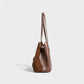 ORLINA Faux Suede Tote with Top Turn-Lock