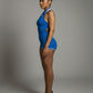 JEYNE Backless Halter Sleeveless Romper