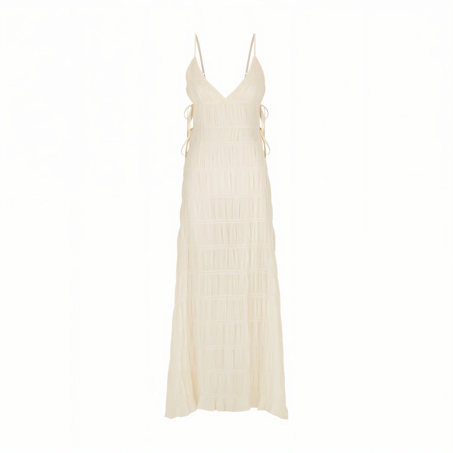 LEONA Pleated Maxi Dress