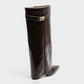 MAISY Straight Pointed-Toe Knee-High Boots