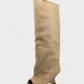 HELIRA Peep Toe Wedge Knee High Boots
