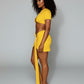AUREN Ring Detail Crop Top & Skirt Set