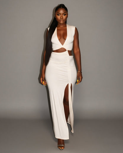 JOVANA Cutout Maxi Dress