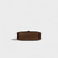 RIVARA Faux Suede Buckle Strap Shoulder Bag