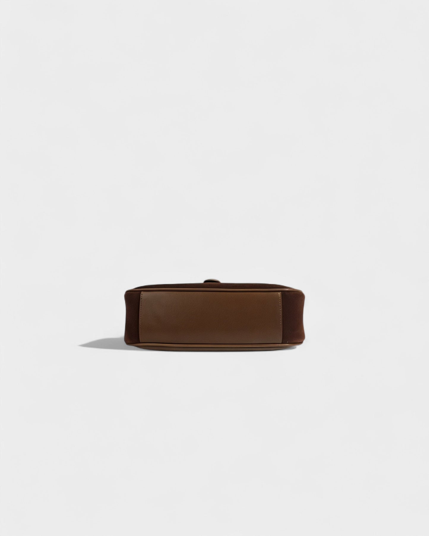 RIVARA Faux Suede Buckle Strap Shoulder Bag