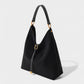KALIYA Faux Suede Hobo Shoulder Bag