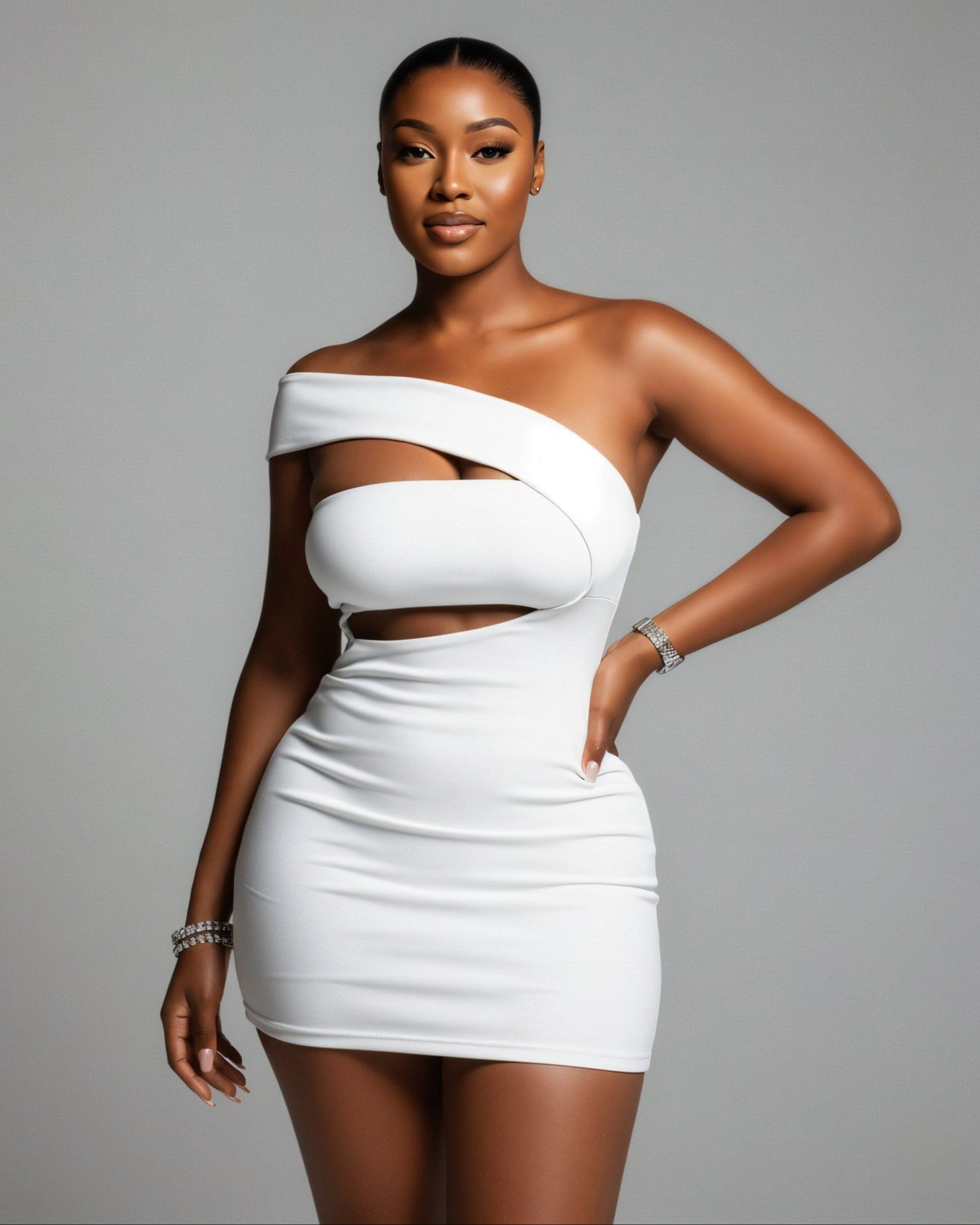 MORGAN Cutout Mini Dress