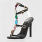 KARA Stiletto Gemstone Heels