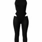 KIMBER Bodysuit & Mesh Leggings Set