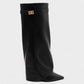 MAISY Straight Pointed-Toe Knee-High Boots