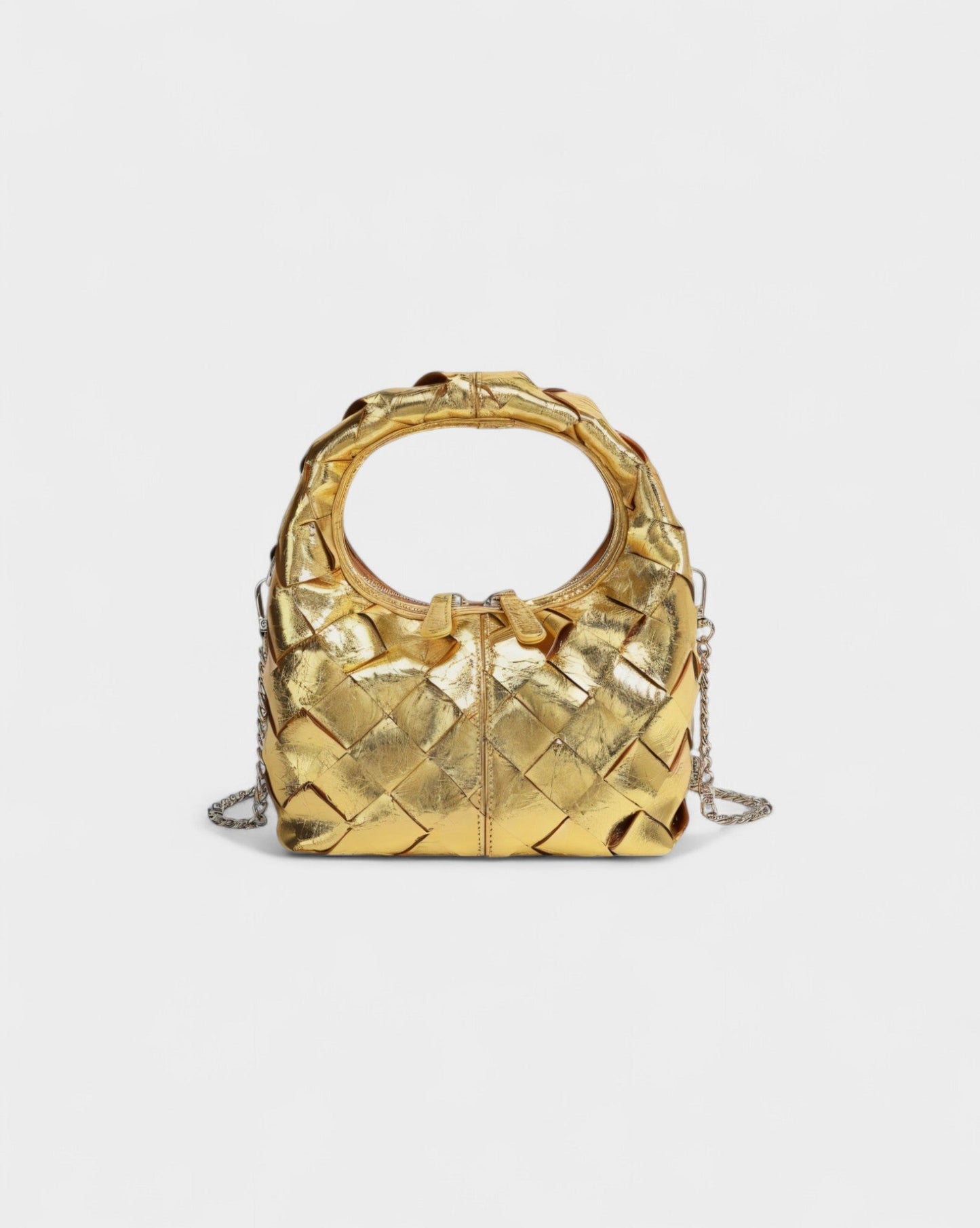 YENNIE Quilted Ring Handle Bag