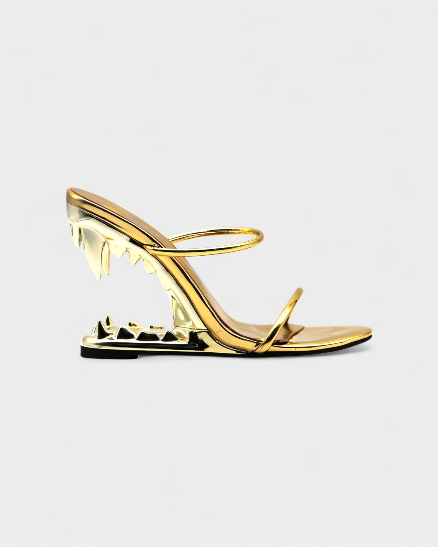 MALAYA Fang Sculpted Heel Sandals