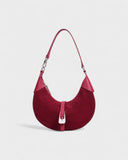 MARLEN Crescent Buckle Shoulder Bag