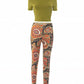 NICAMAE Crop Top & Abstract Printed Leggings Set