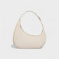 BELVIA Faux Leather Crescent Bag