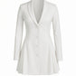 KLEA Structured Button-Up Blazer Dress