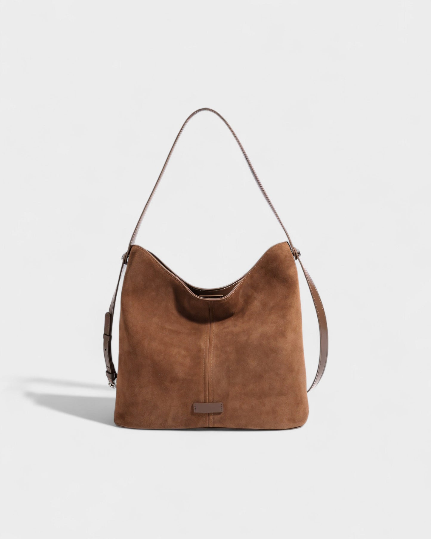 AYLIN Faux Suede Slouch Shoulder Bag