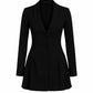 KLEA Structured Button-Up Blazer Dress