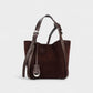 THESSA Faux Suede Shoulder Bag