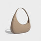BELVIA Faux Leather Crescent Bag