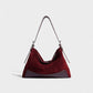 MAVINA Suede Tote Shoulder Bag