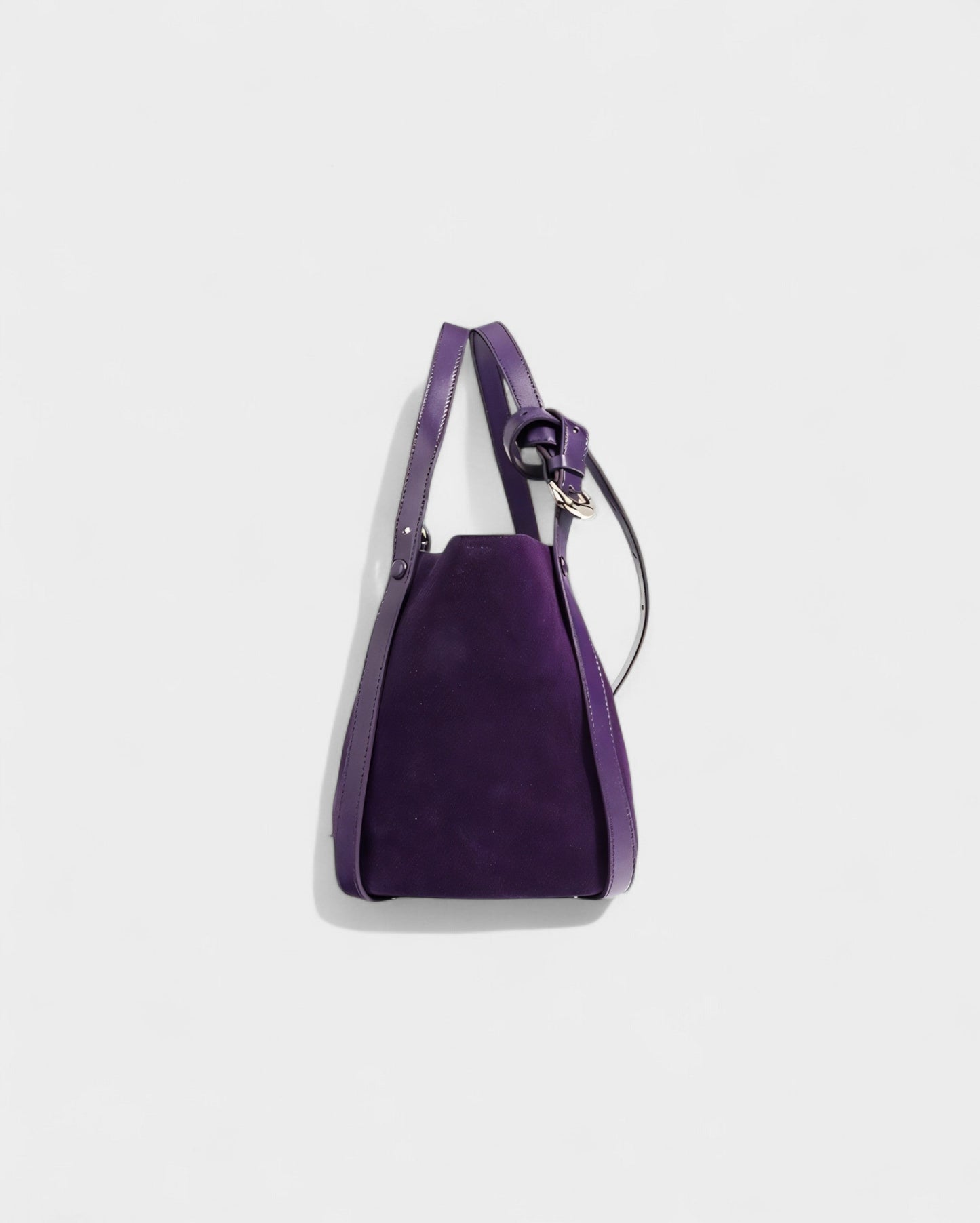 THESSA Faux Suede Shoulder Bag