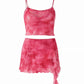 DELILAH Camisole Top & Ruffle Mini Skirt Set