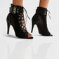 ELINDA Short Lace-up Stiletto Boots