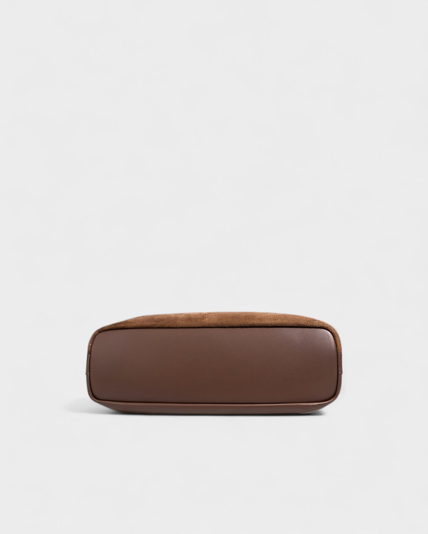 YENNA Faux Suede Dumpling Shoulder Bag