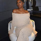 ANGELICA Knit Off-Shoulder Maxi Dress