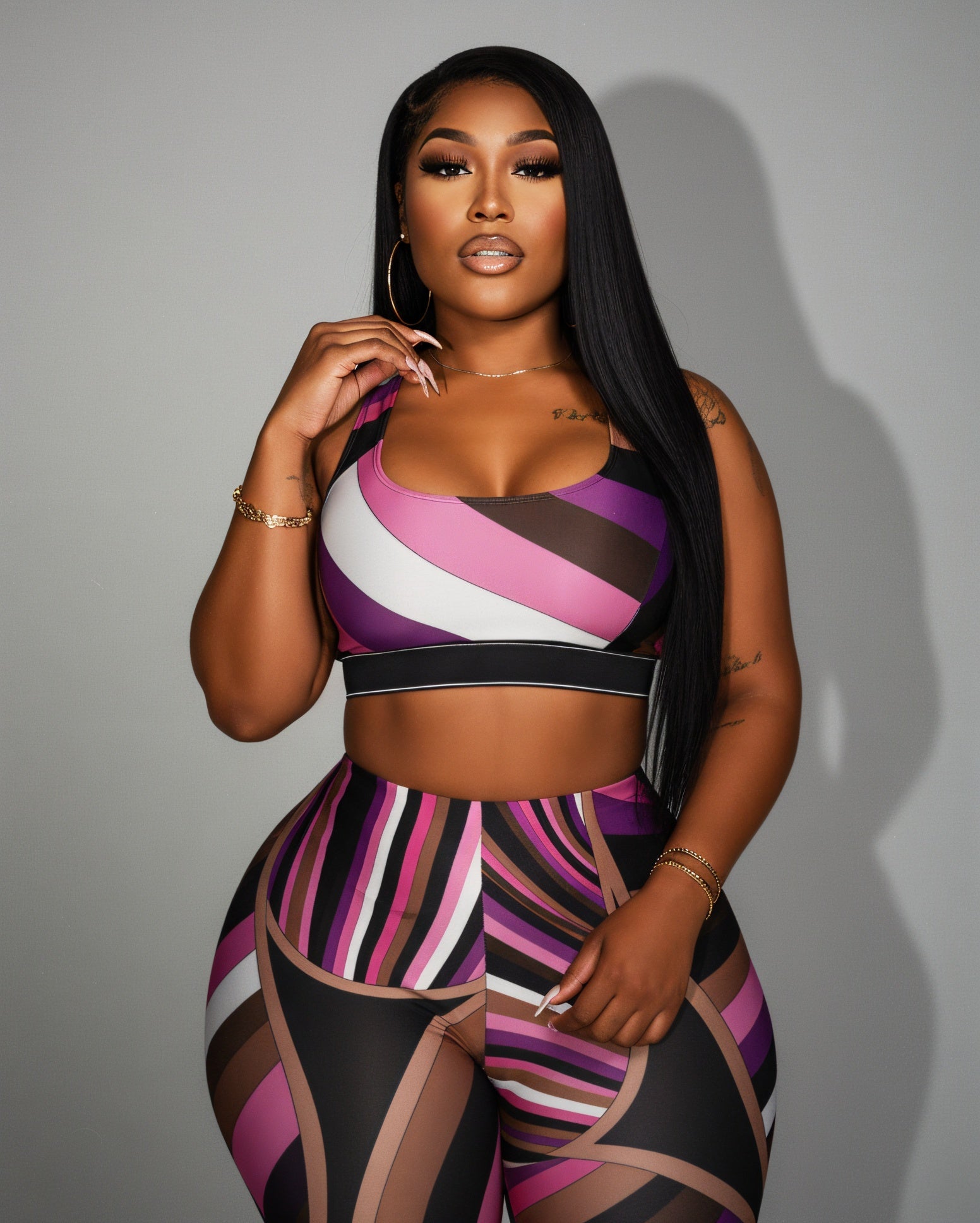 ALICIA Cropped Tank and Pant Set - Samberule