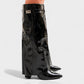 MAISY Straight Pointed-Toe Knee-High Boots
